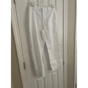 Frank & Eileen Pants Cotton Flax Twill Wicklow Italian Chino Chalk Slacks A48